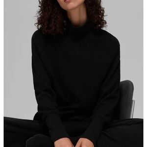 Alo Waffle Weekend Escape Mock Neck Long Sleeve- winter ivy discontinued